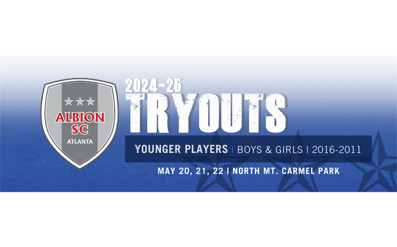 TRYOUTS - YOUNGER PLAYERS - 2016-2011